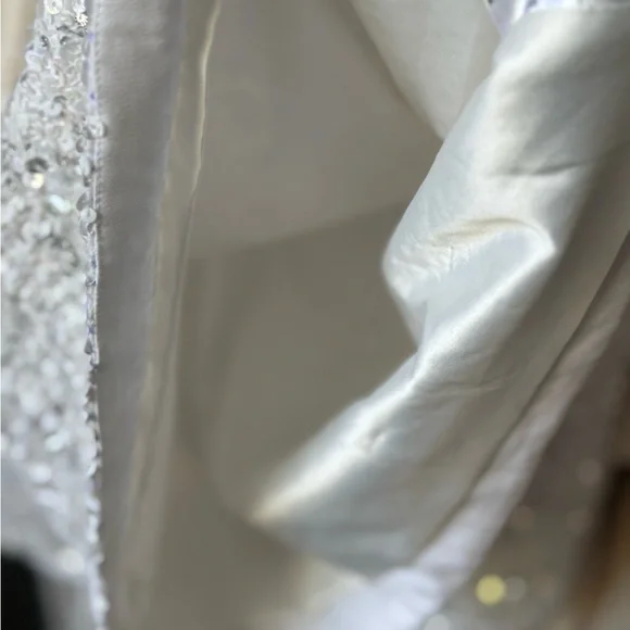 Retrofete Silver Sequin Mini Dress - Picture 7 of 11